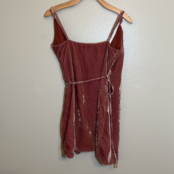 Majorelle Pink Wrap Spaghetti Strap Mini Dress - Picture 6 of 9